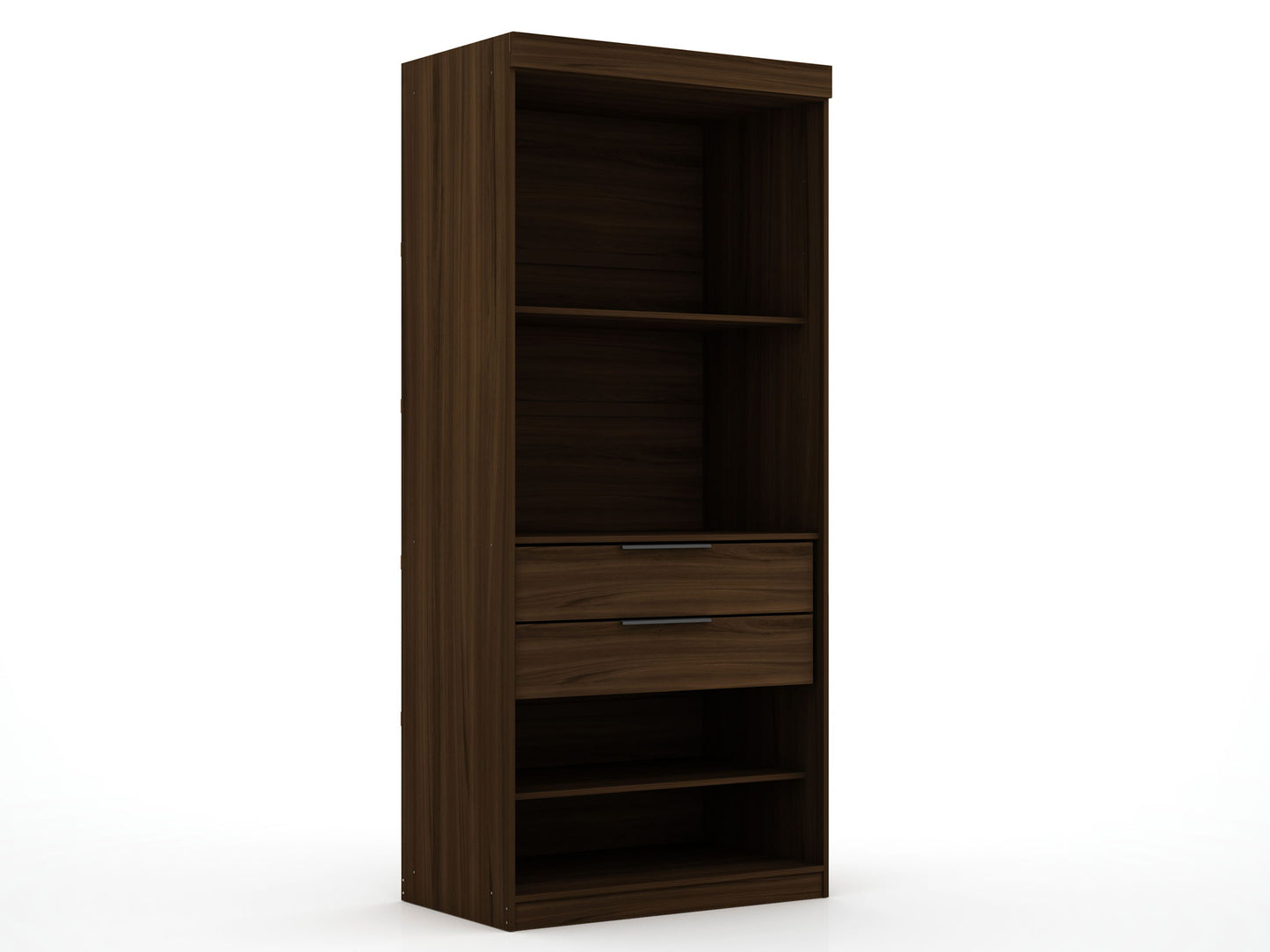 Manhattan Mulberry - Wardrobe Closet With Open Space