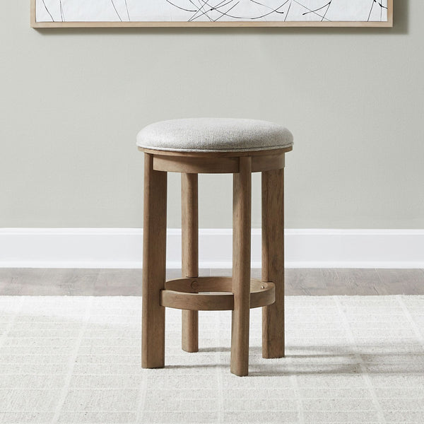 Ballentine - Upholstered Console Stool - Weathered Bronze