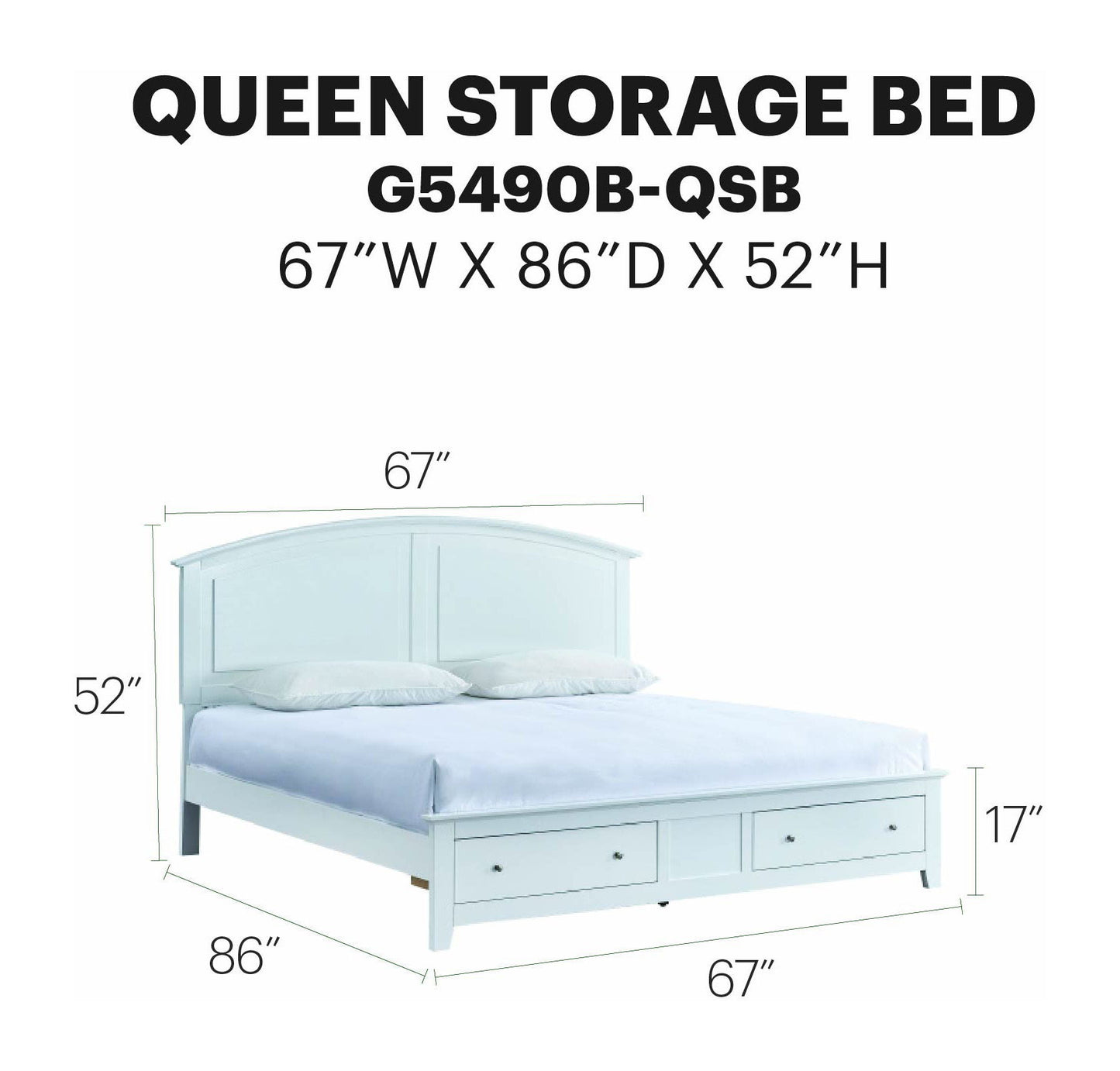 Glory Furniture - Hammond - Storage Bed