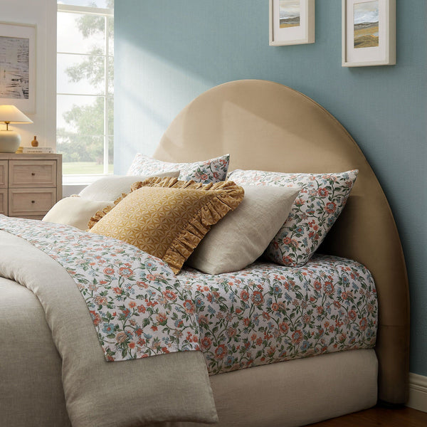 Modway Resort Performance Velvet Arched Headboard - King, Taupe