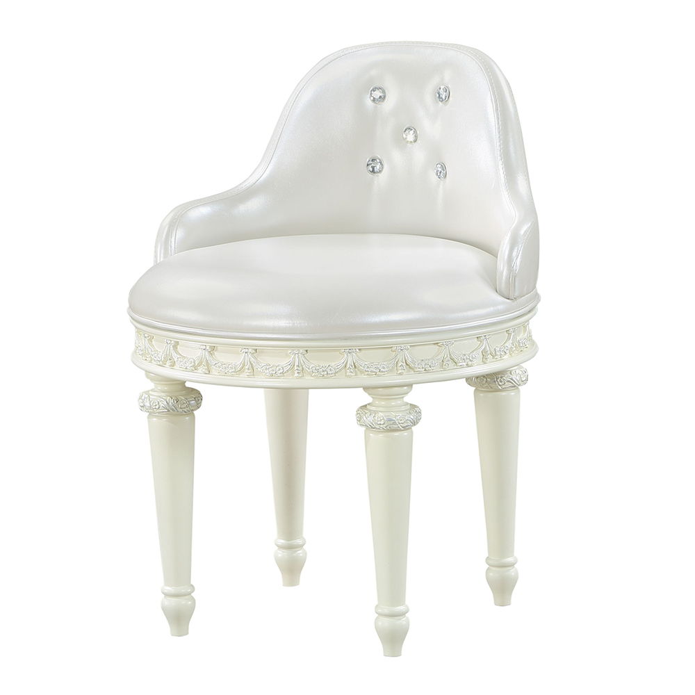 Dorothy - Vanity Chair With Swivel - Ivory