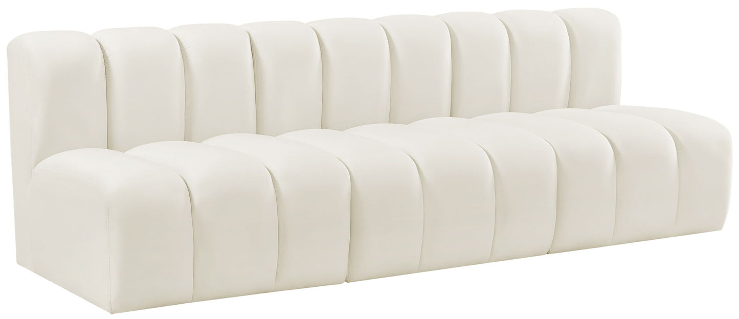 Arc - Velvet 3 Seats Modular Sofa