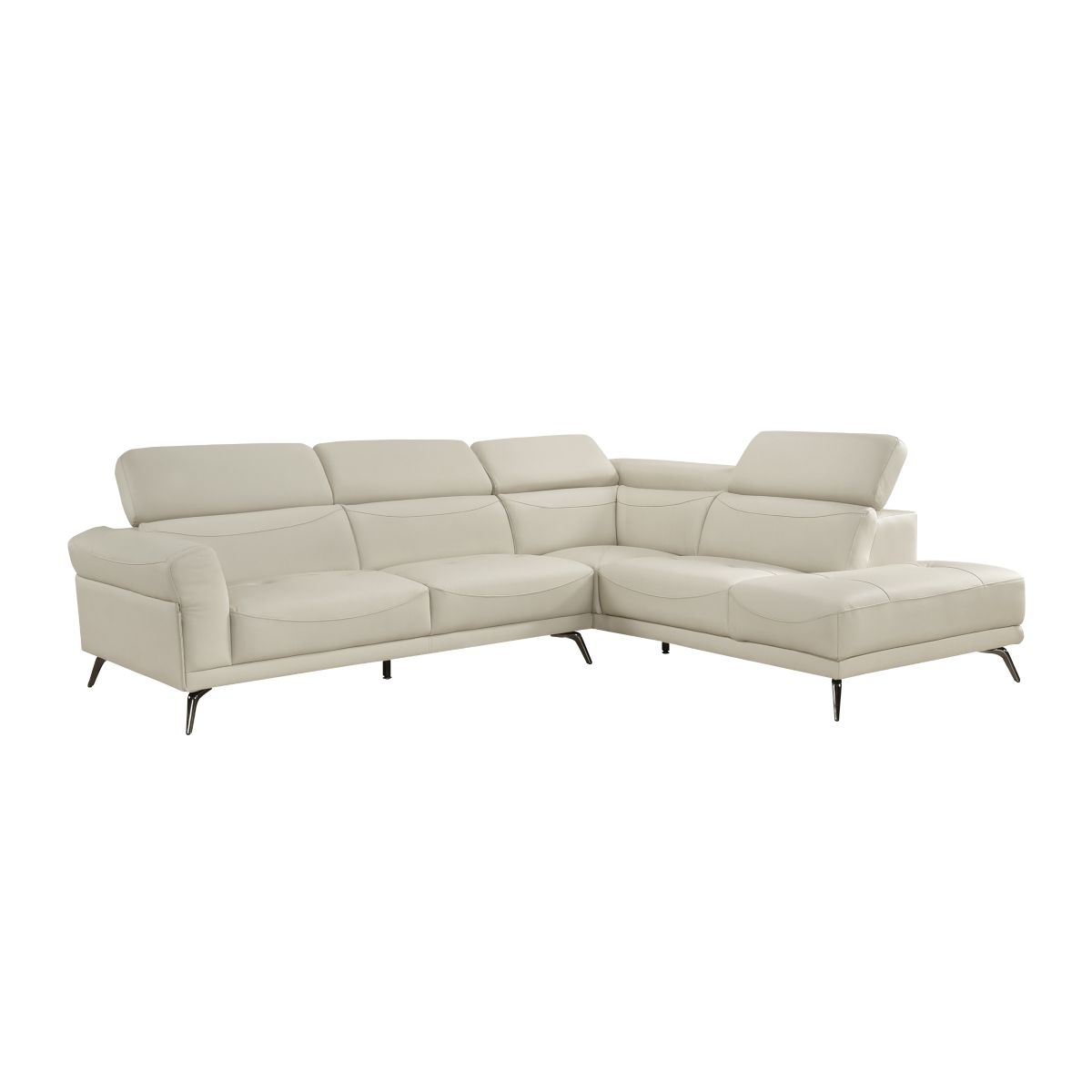 Giselle 2-Piece Sectional with Right Side Chaise