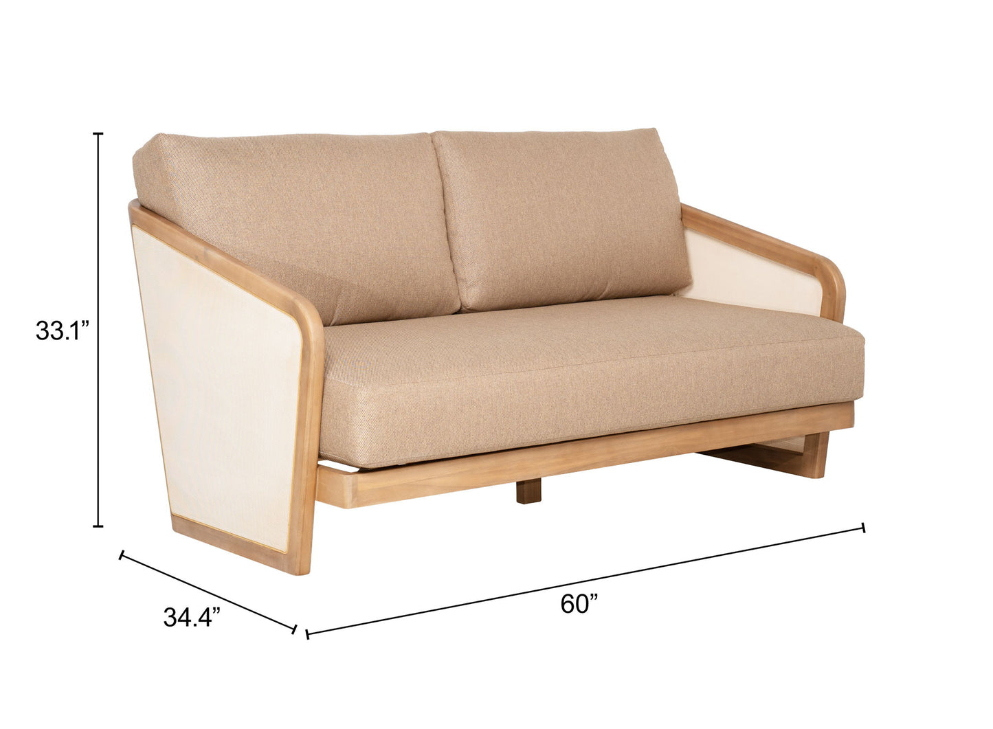 Sakina - Sofa - Brown