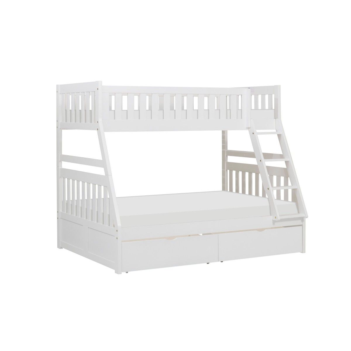 Galen Twin/Full Bunk Bed with Storage Boxes
