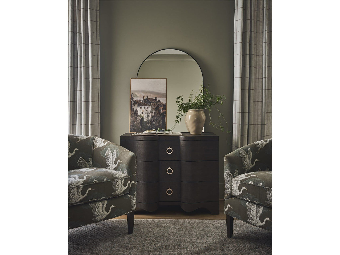 Fenwick - Embossed Chest - Dark Brown