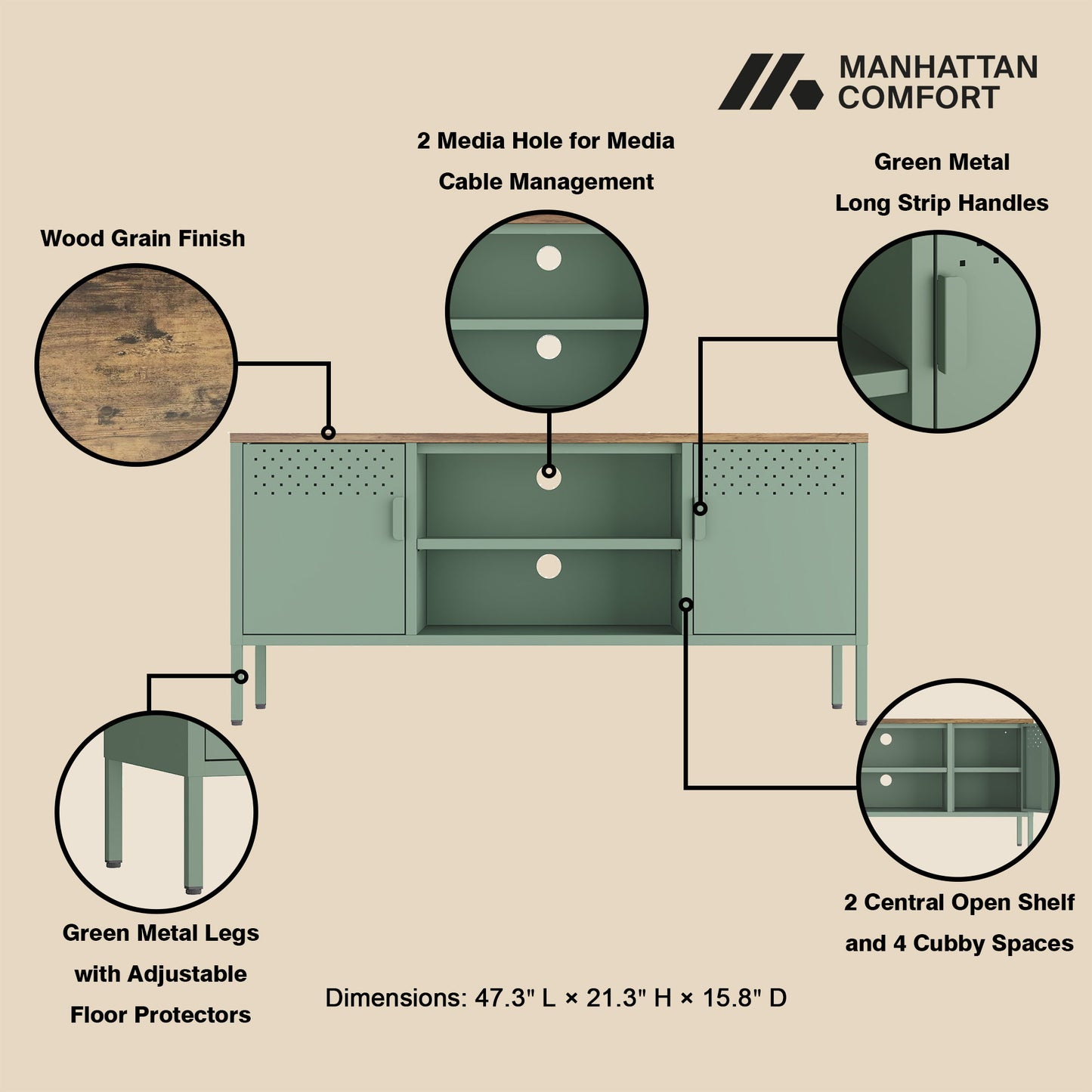 Manhattan Landen - Storage Cabinet