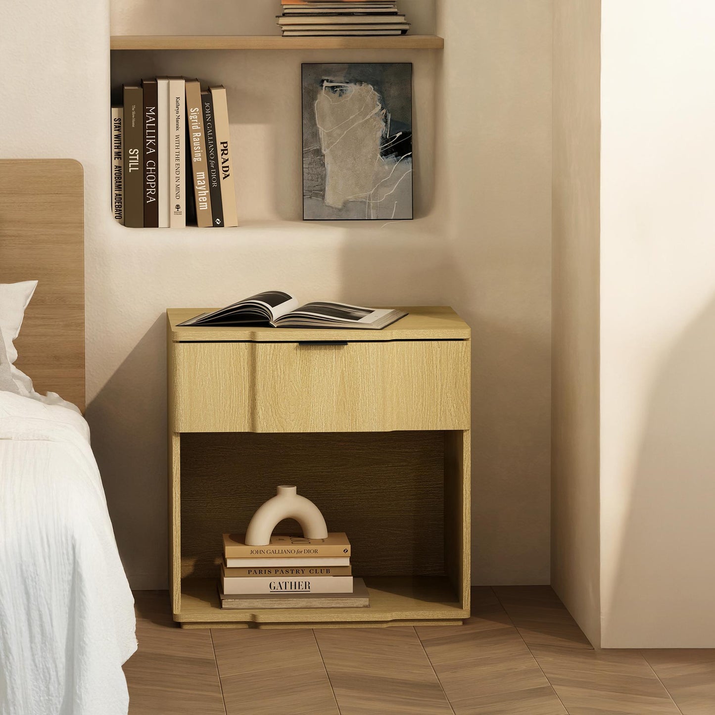 Manhattan Clive - 1-Drawer Accent Nightstand