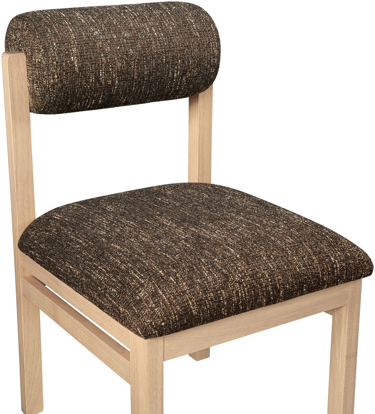 Roundhill - Fabric Dining Chair (Set of 2) - Natural Frame