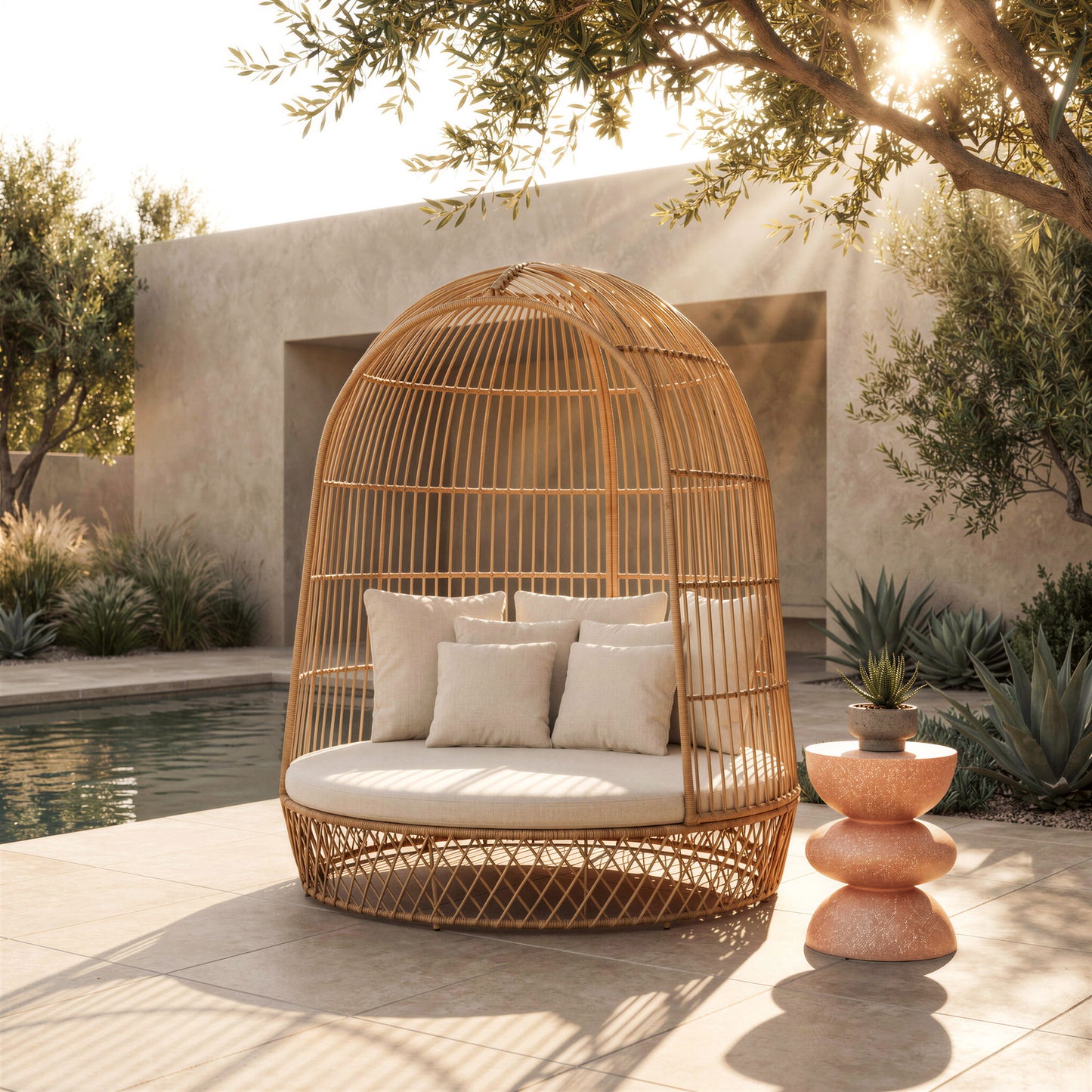 Bayfield - Daybed - White / Light Brown