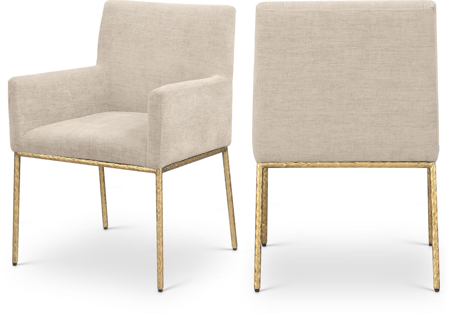 Reeves - Dining Chair With Gold Legs (Set of 2)