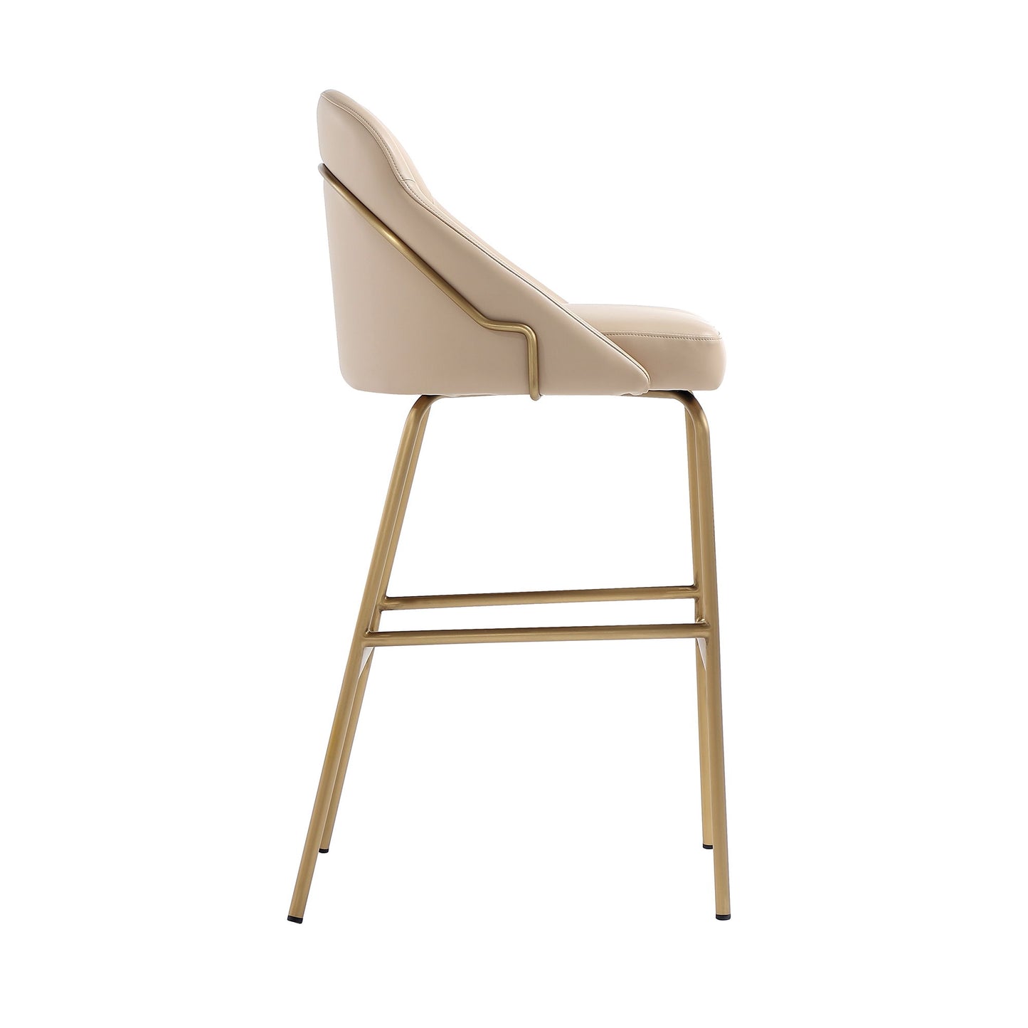 Manhattan Gracie - Barstool With Gold Base