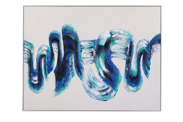 In Motion Canvas Art - White