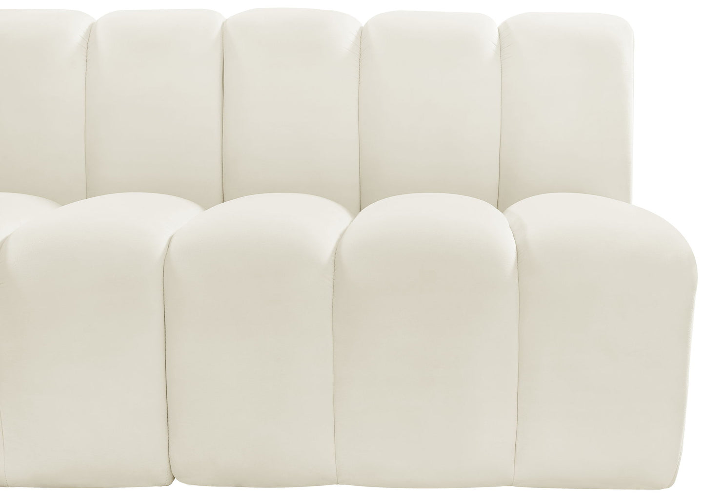 Arc - Velvet Modular U-Shaped Sectional