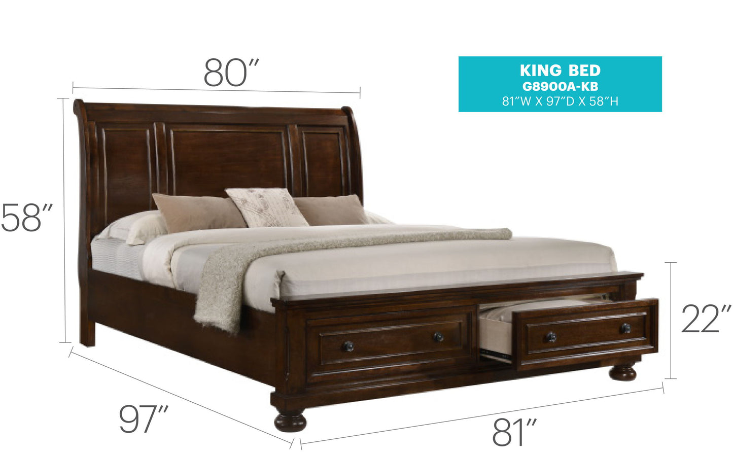 Glory Furniture - Meade - Bed