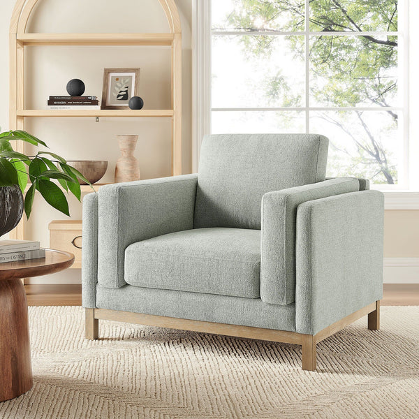 Roscoe Fabric Armchair - Mist