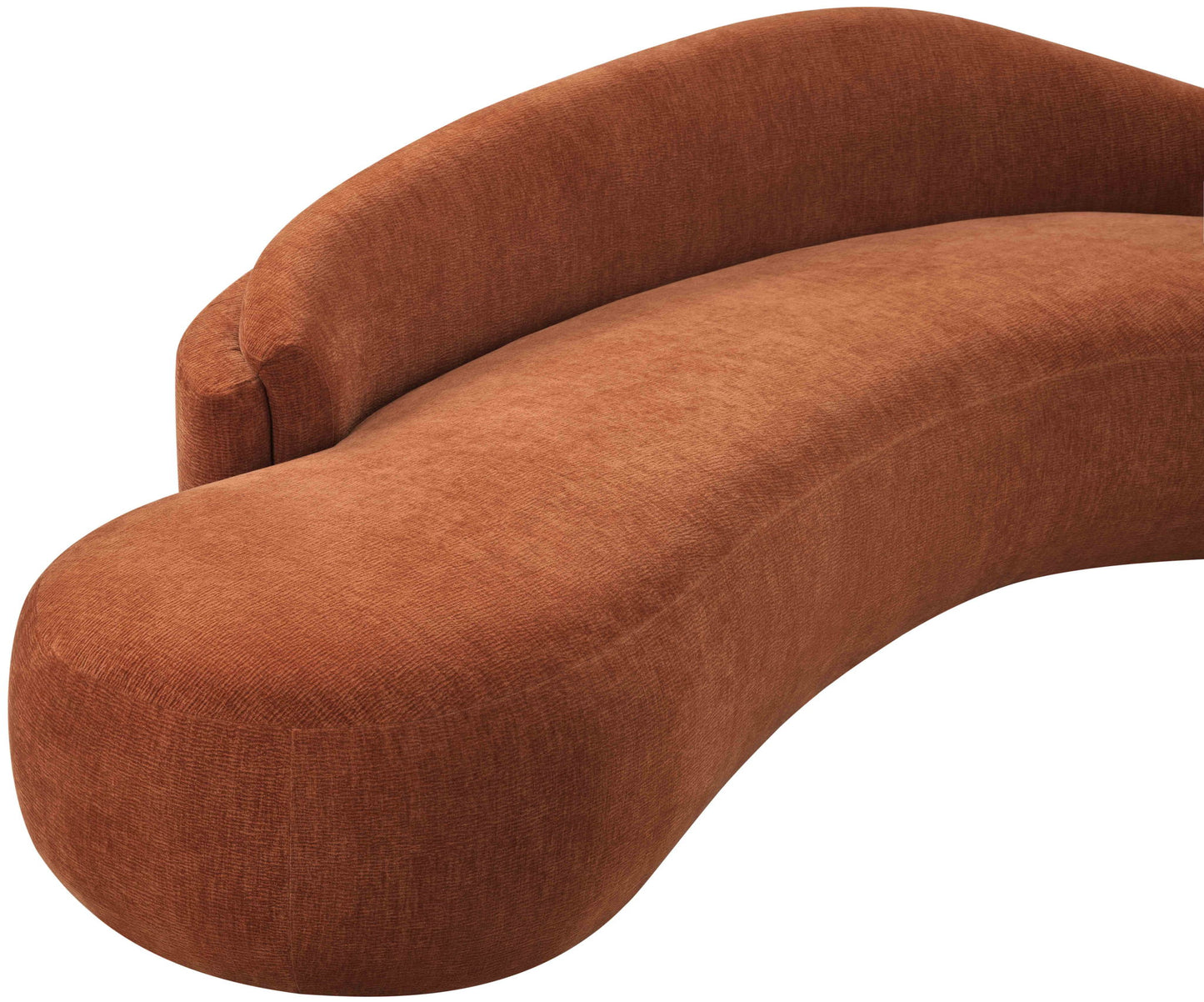 Caspian - Chenille Fabric Upholstered Loveseat
