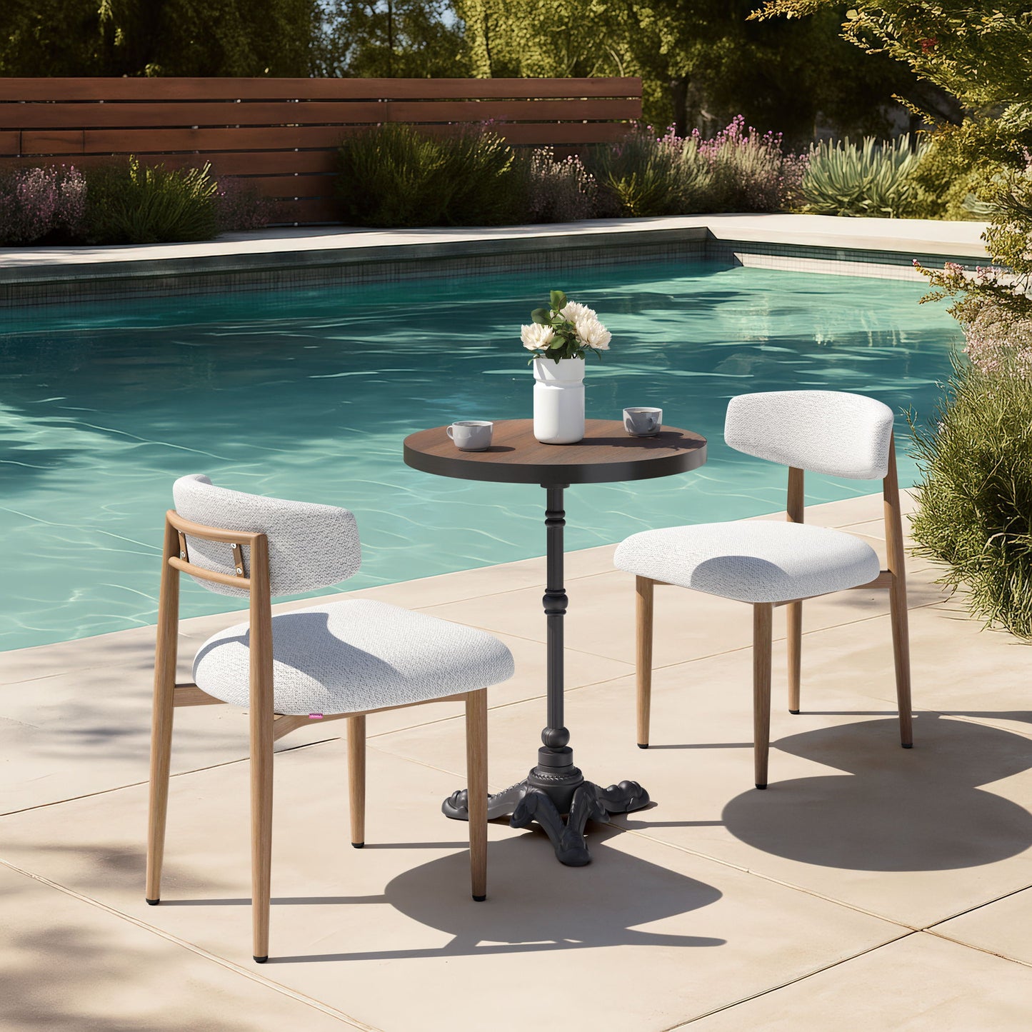 Bege - Outdoor Dining Chair - White