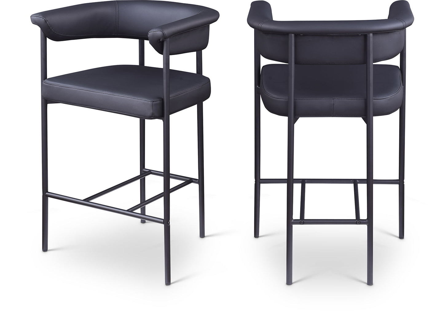 Malin - Faux Leather Counter Stool (Set of 2)