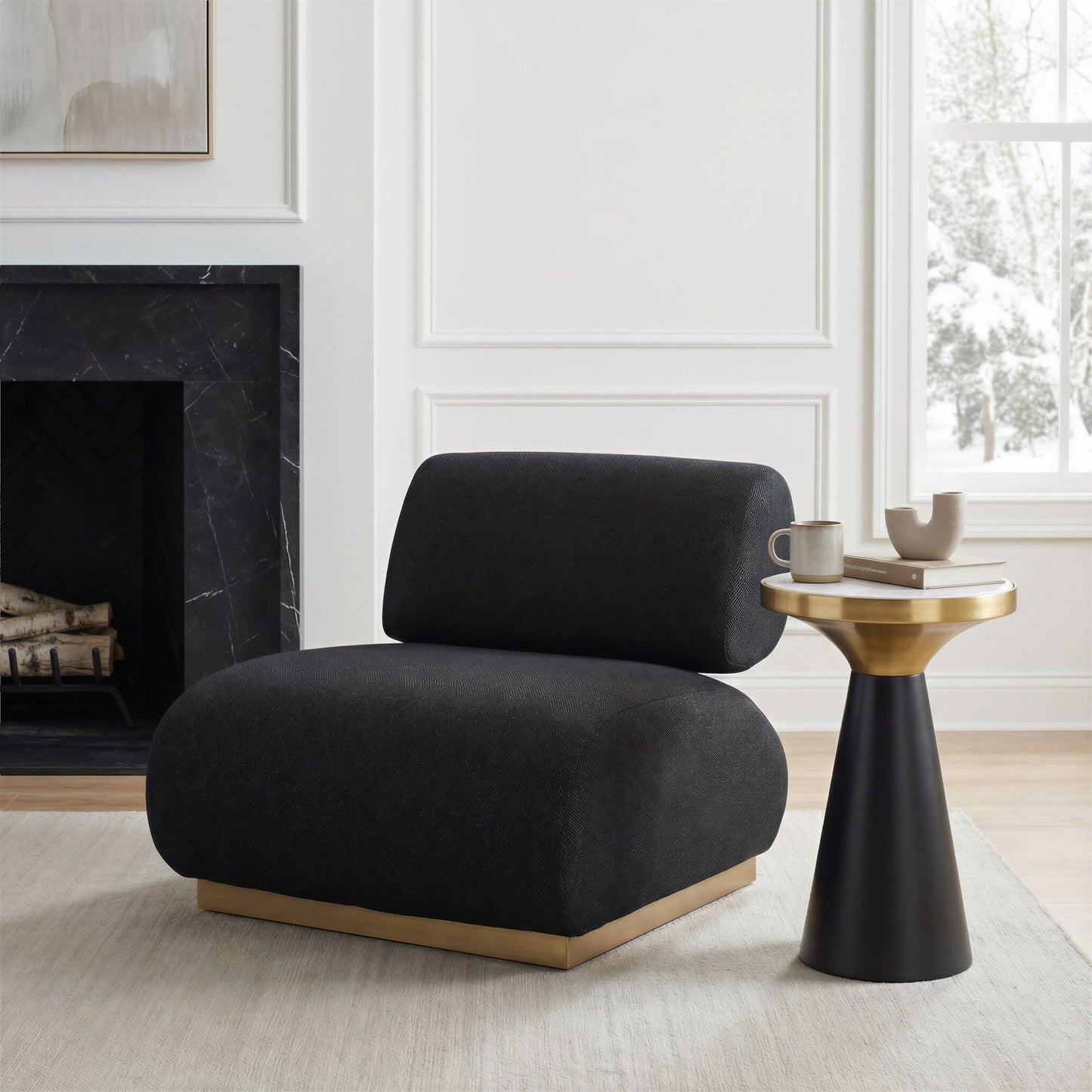 Barsa - Accent Chair - Black