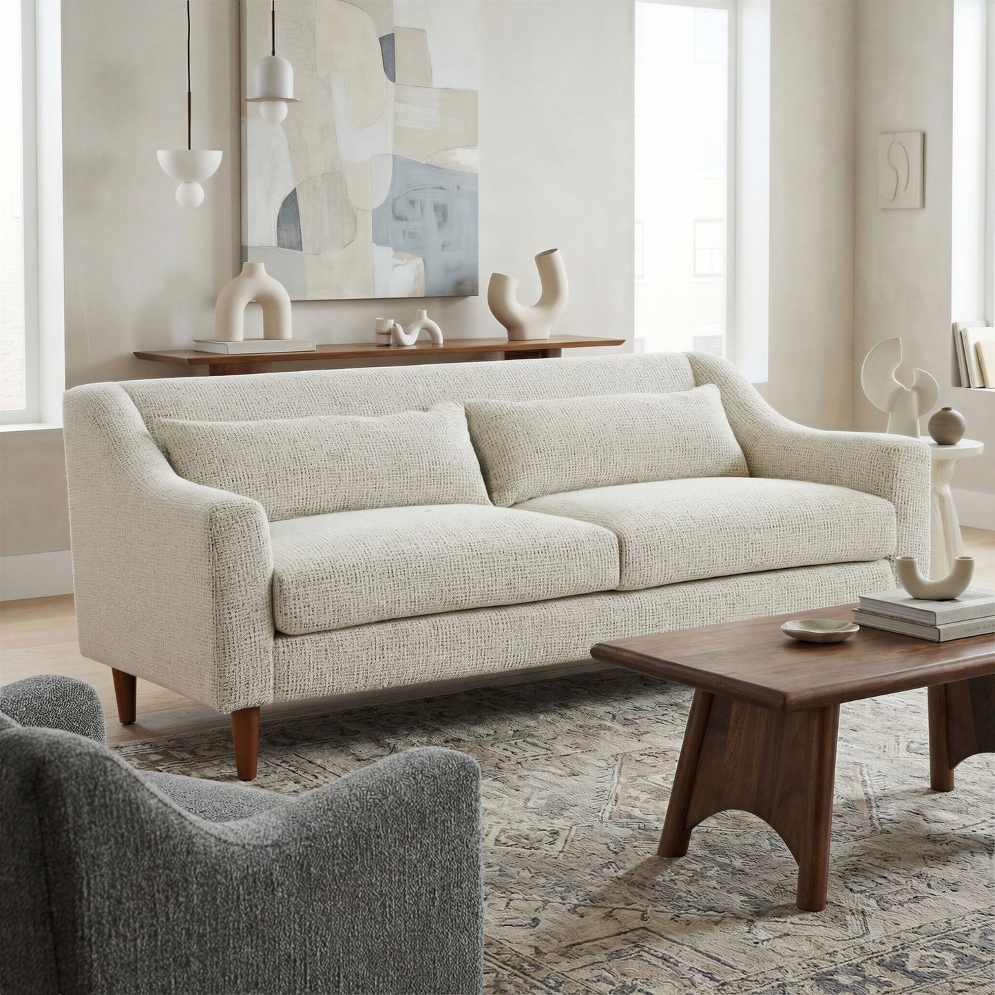 Koseli - Loveseat - Pewter Gray