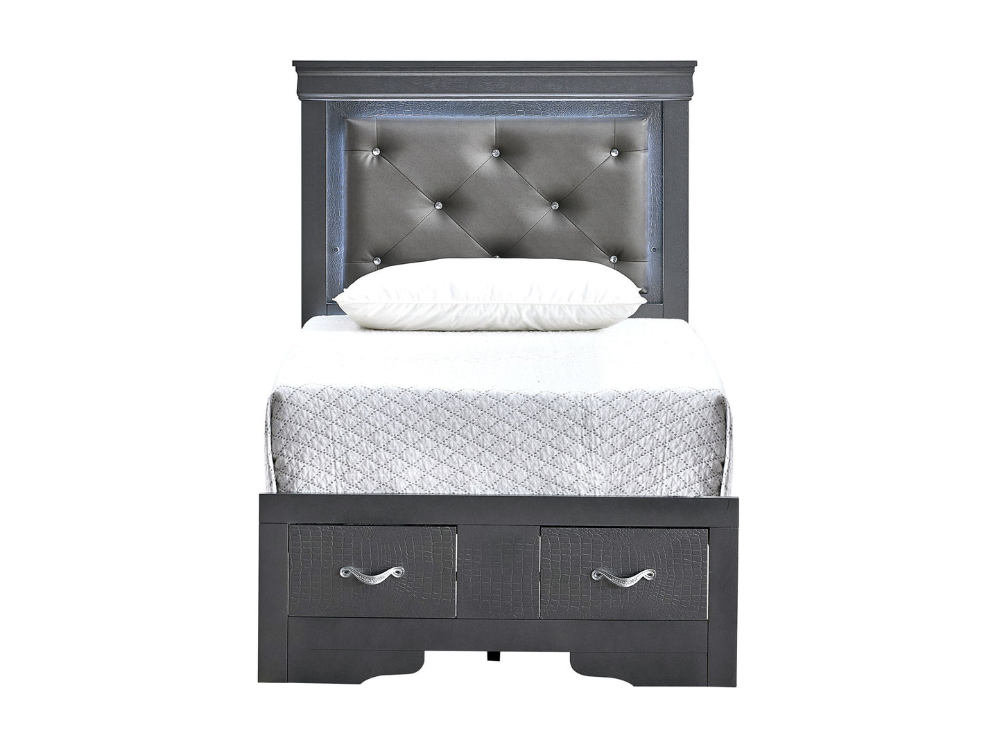 Glory Furniture - Lorana - Storage Bed With LED