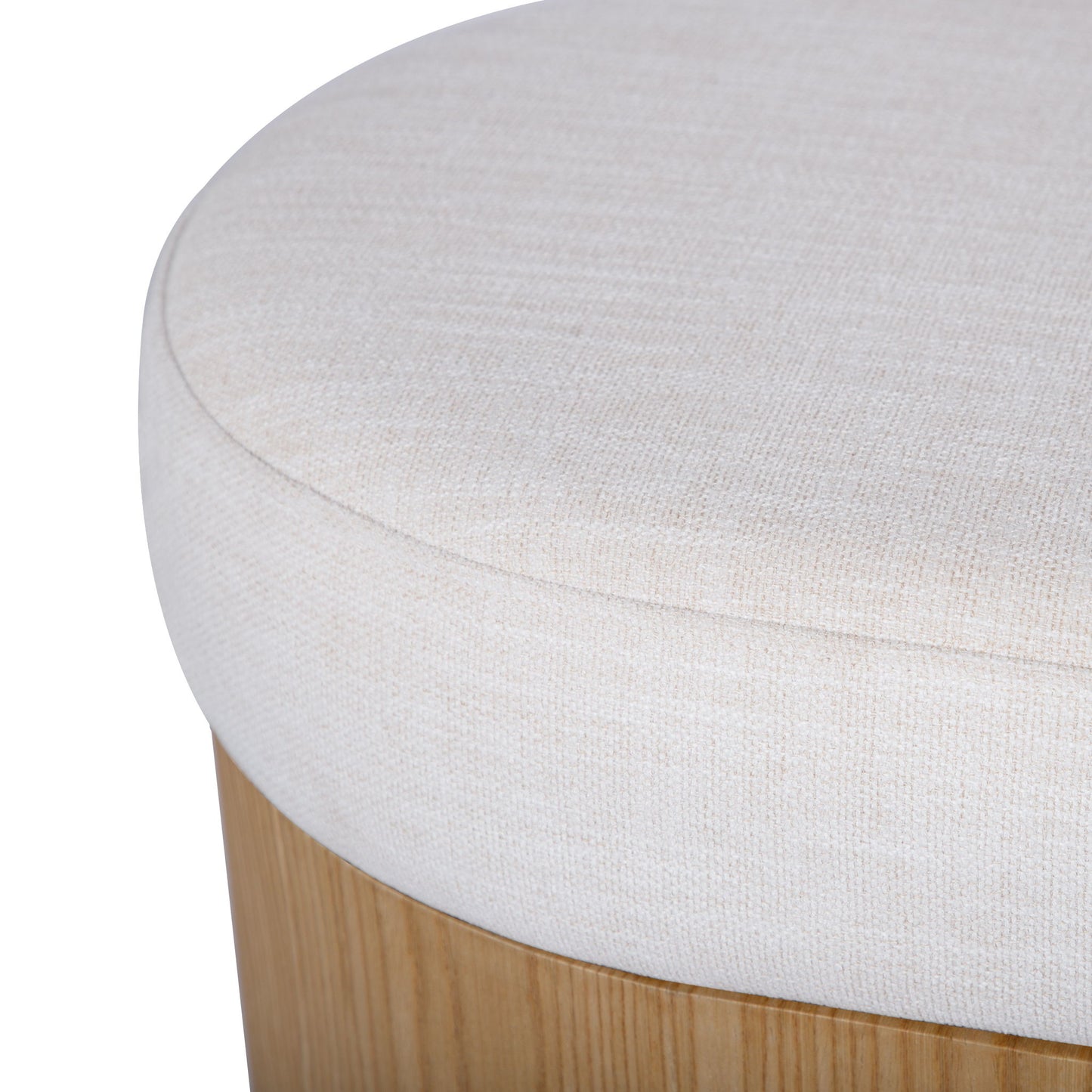 Poppi - Performance Fabric Storage Bench - Cream
