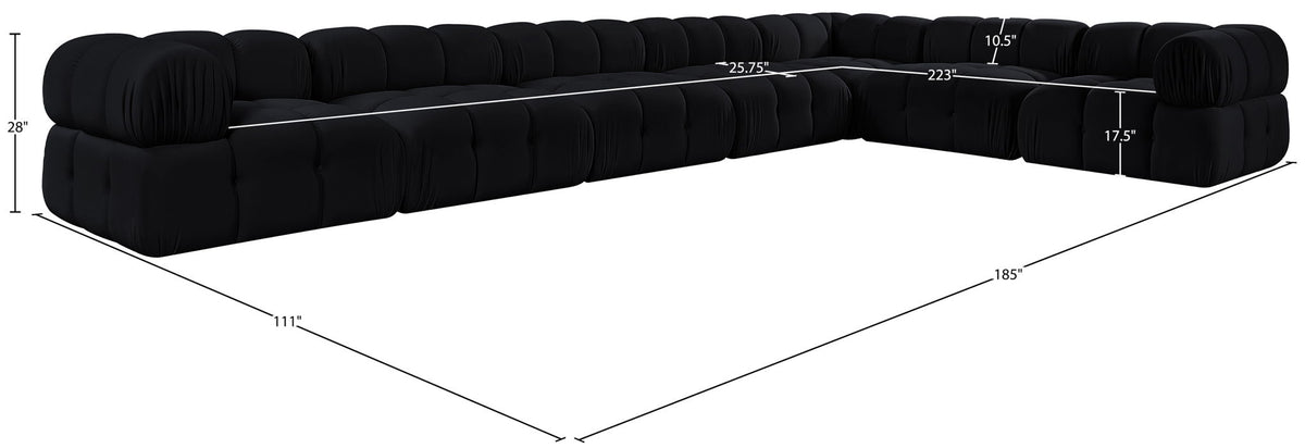 Orin - 7 Piece Modular Sectional (4 Modular Chairs, 3 Corner Chairs)