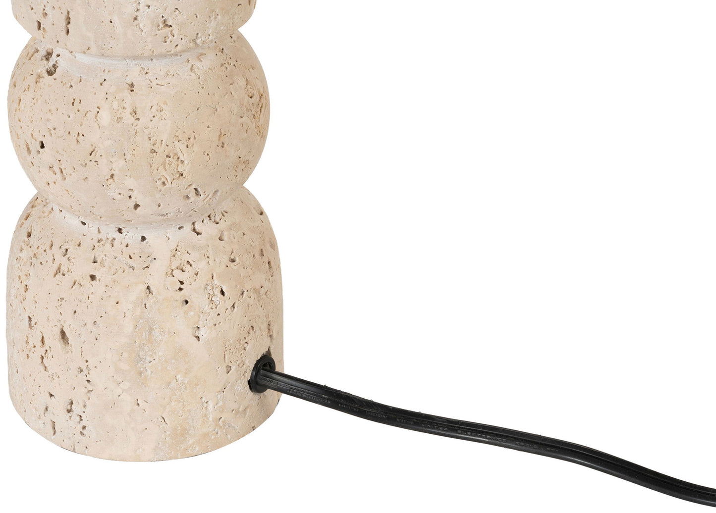 Paros - Base And Linen Textured Fabric Shade Table Lamp