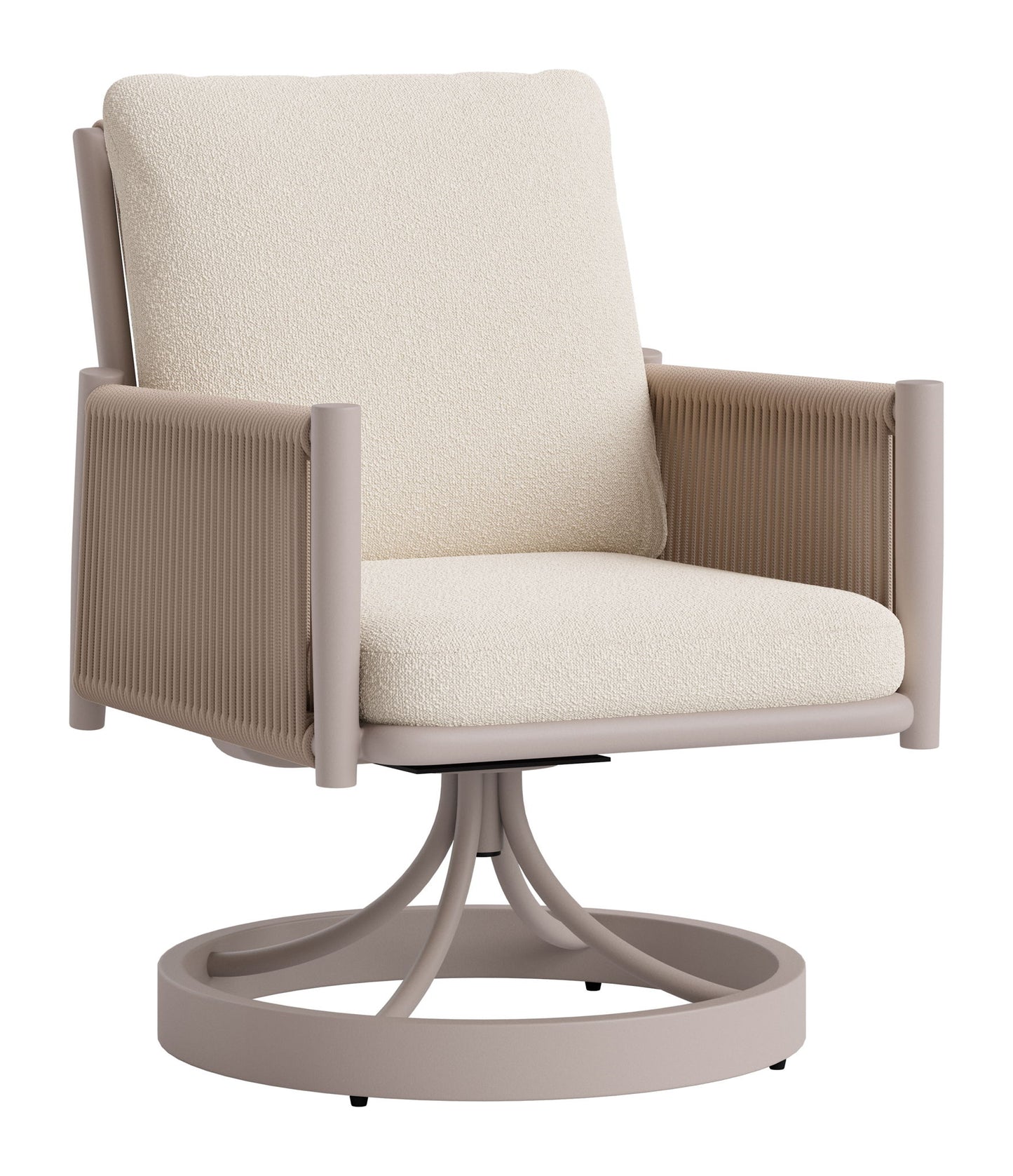 Rivan - Swivel Dining Chair - Beige