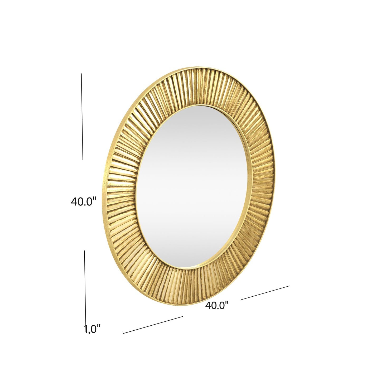 Midtown - Wall Mirror - Gold