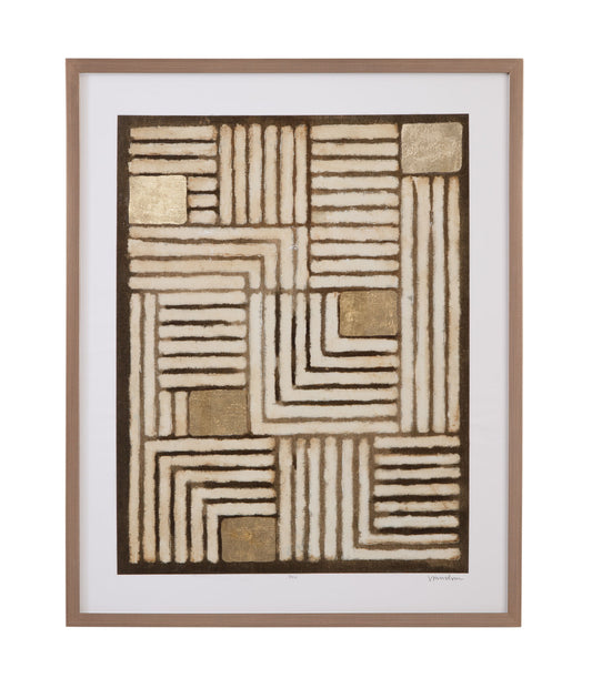 Purlin I Framed Print - Brown