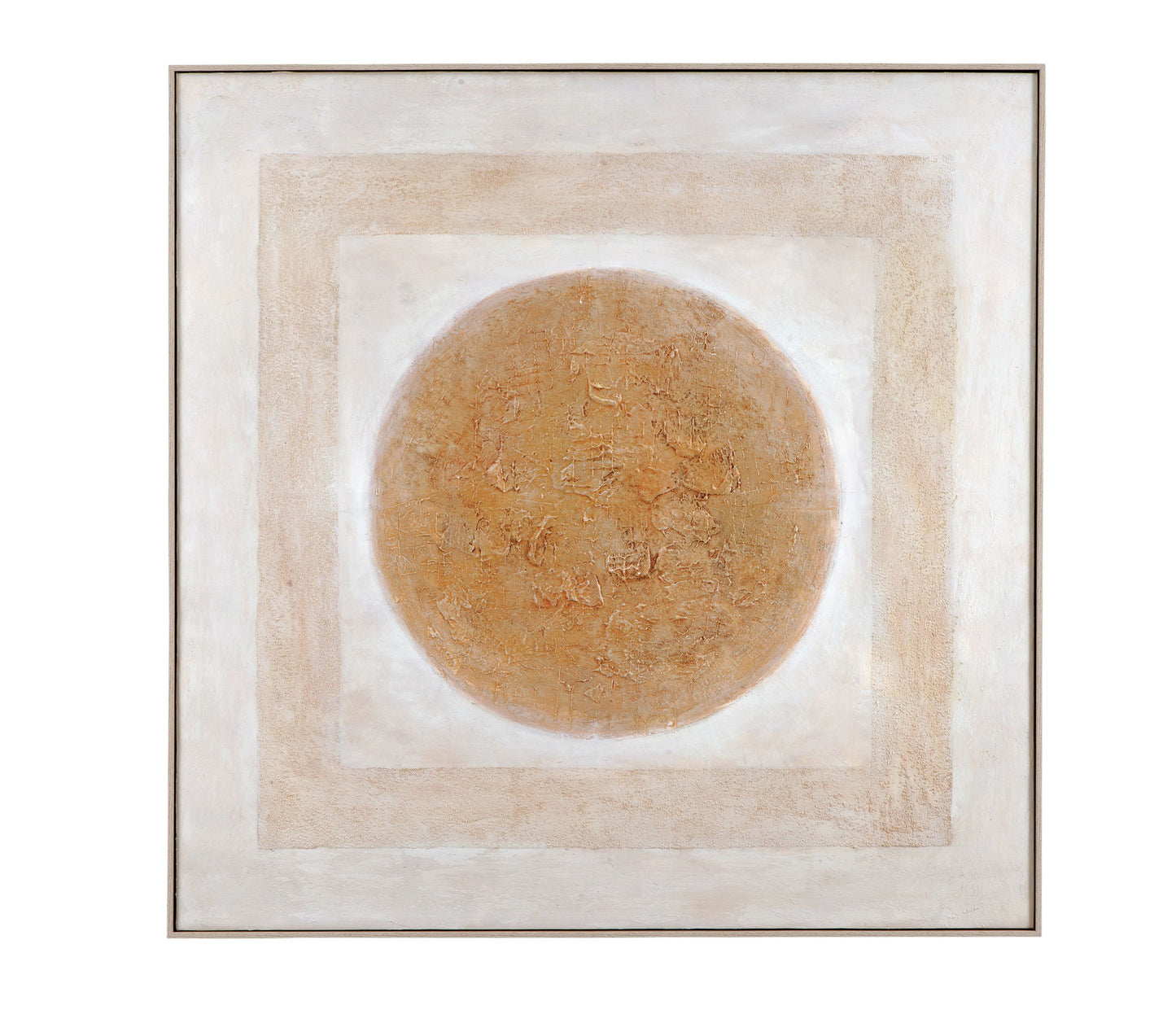 Central Canvas Art - Beige