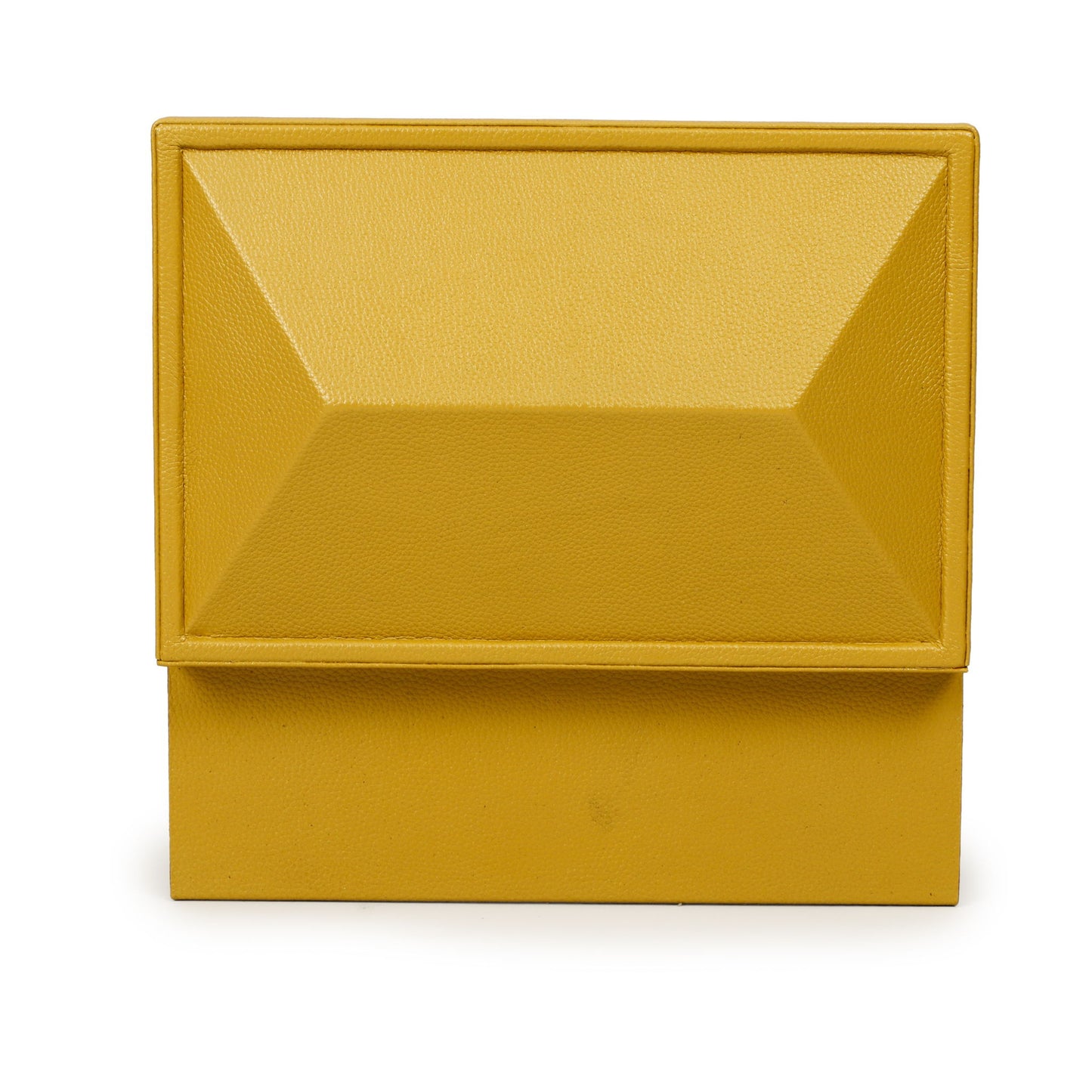 Knox - Vegan Leather Contract-Grade Jewelry Box - Mustard Yellow