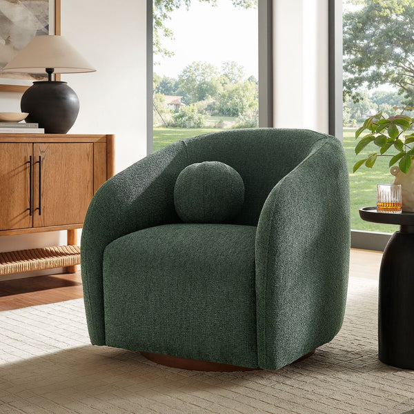 Holland Swivel Armchair - Pine