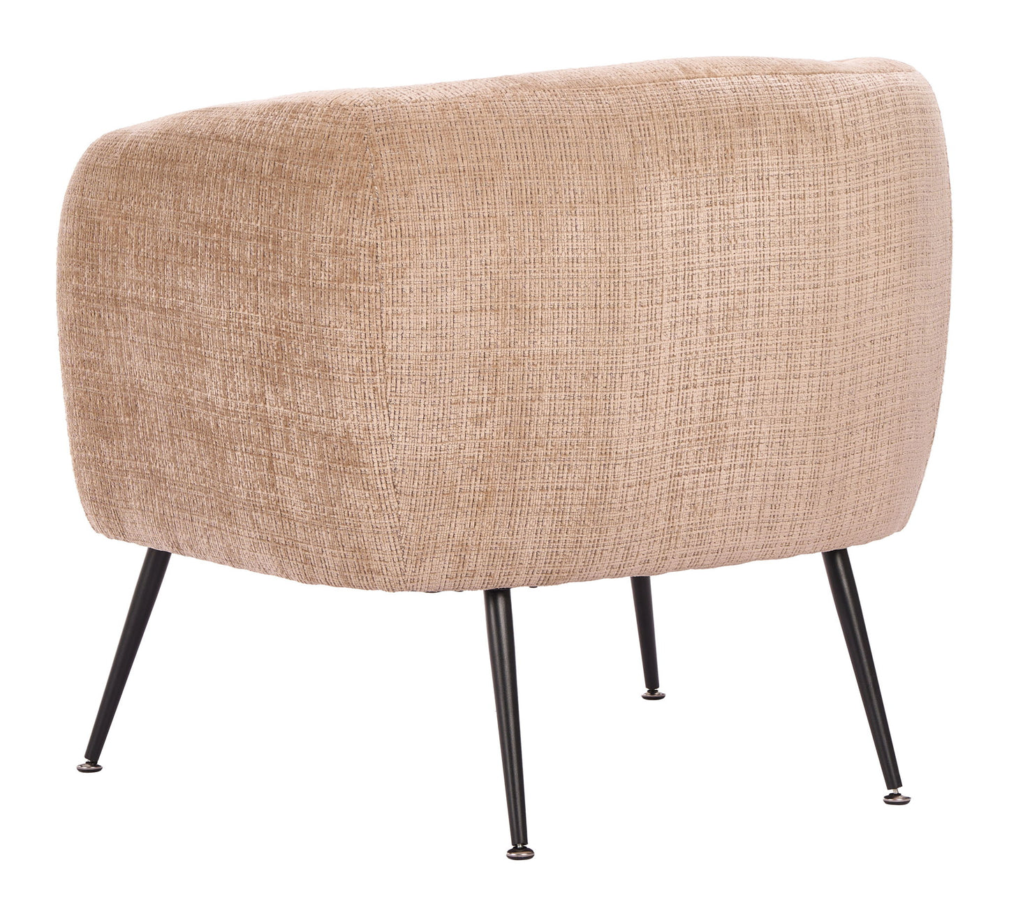 Racine - Accent Chair - Linen Beige / Brown