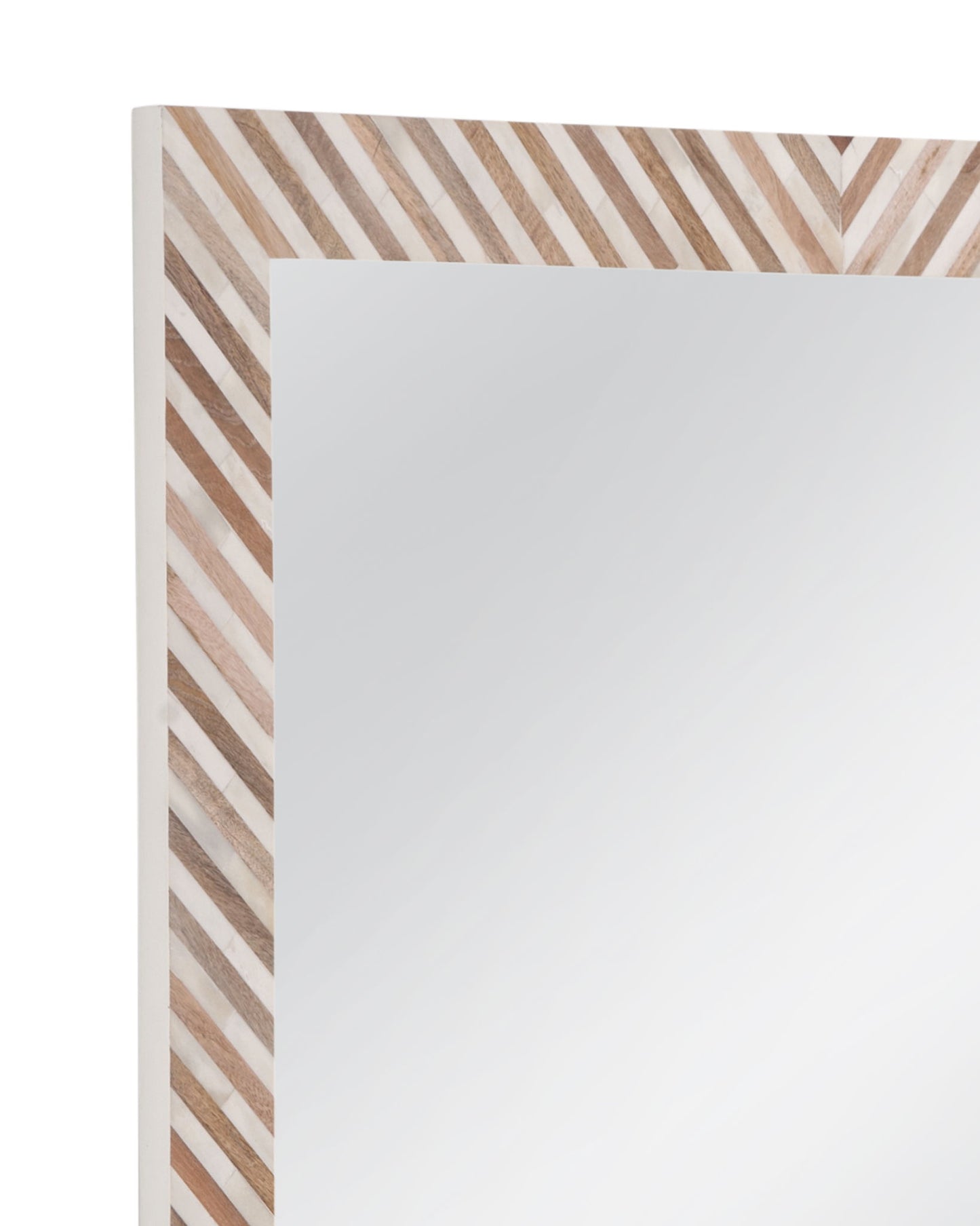 Karl - Wall Mirror - Natural / Cream