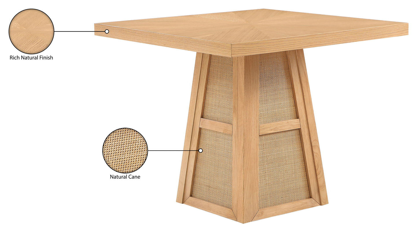 Fenwick - Cane Oak Veneer And Solid Wood Dining Table