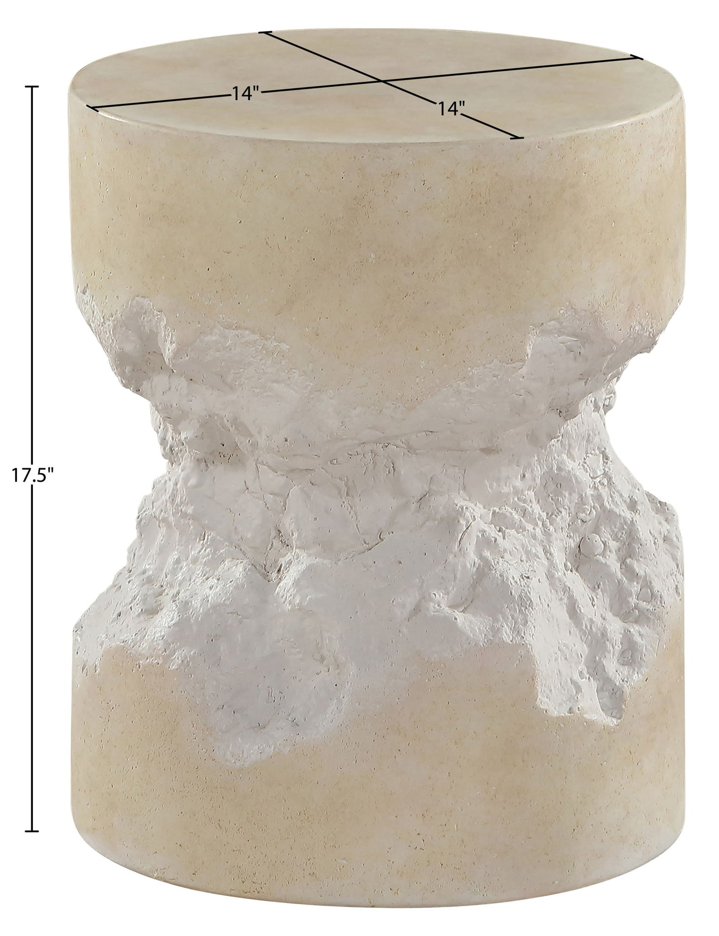 Naturae - Indoor/Outdoor End/Side Table - Beige