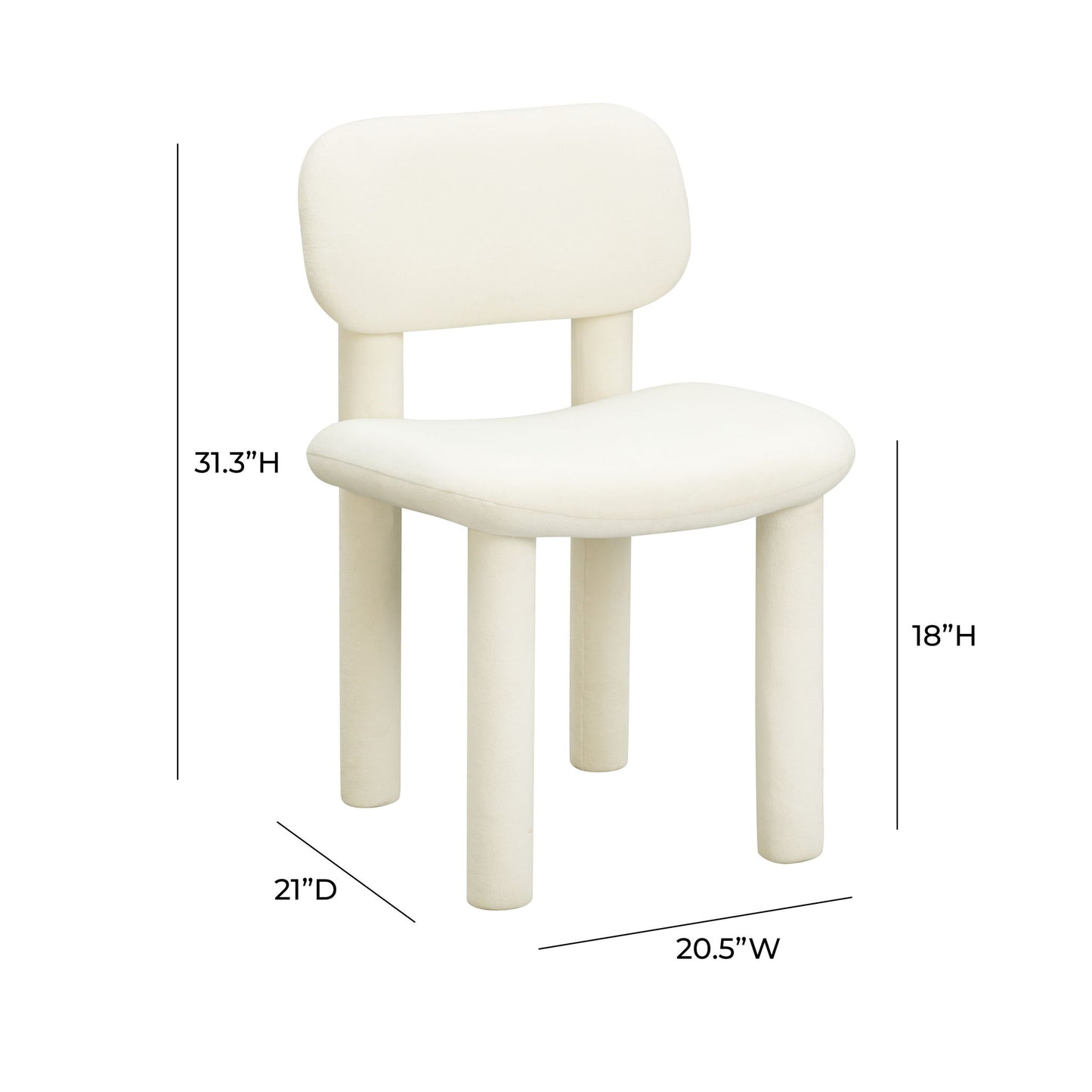 Elise - Velvet Dining Chair