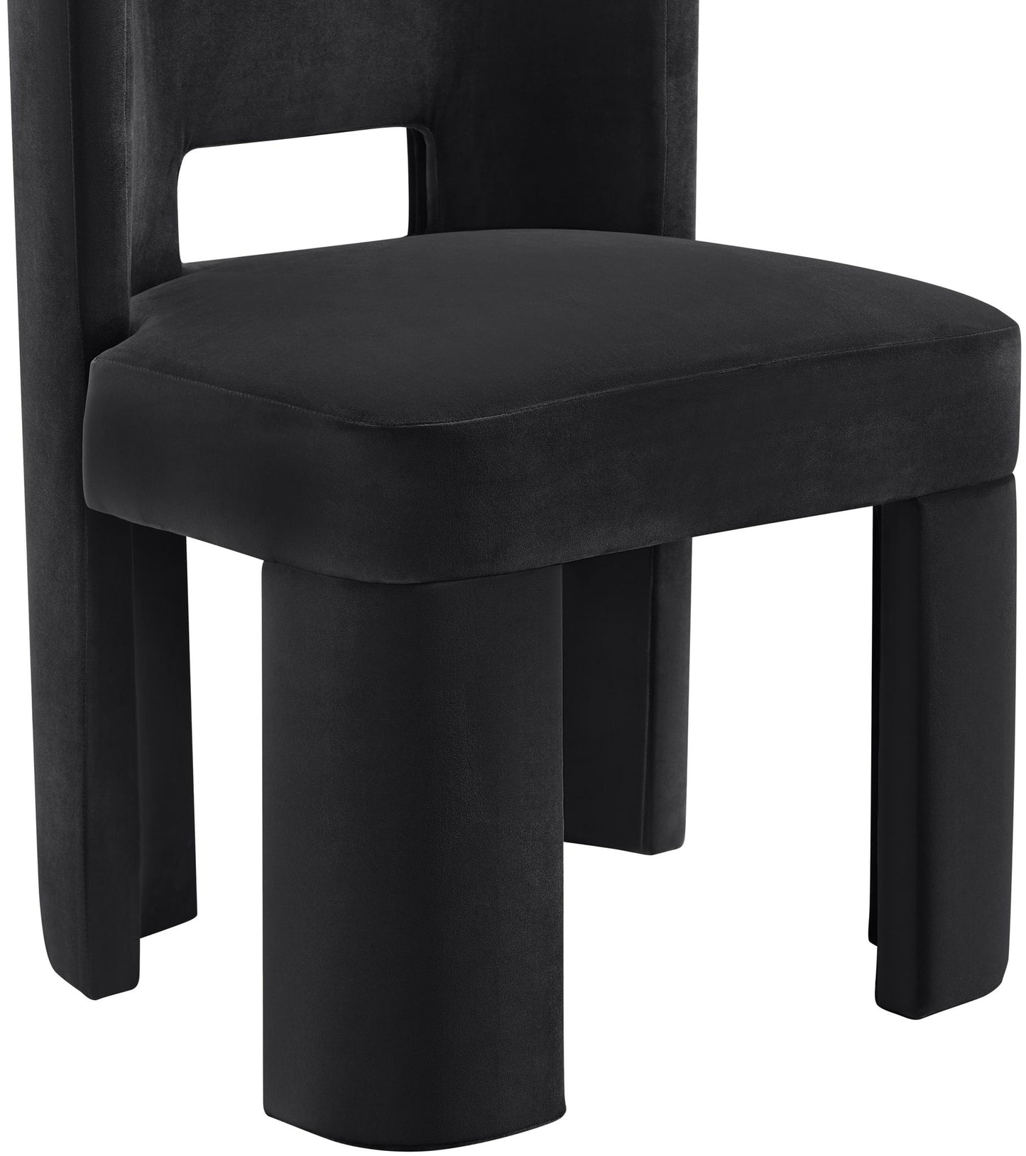 Zuno - Velvet Performance Fabric Upholstered Dining Chair (Set of 2)