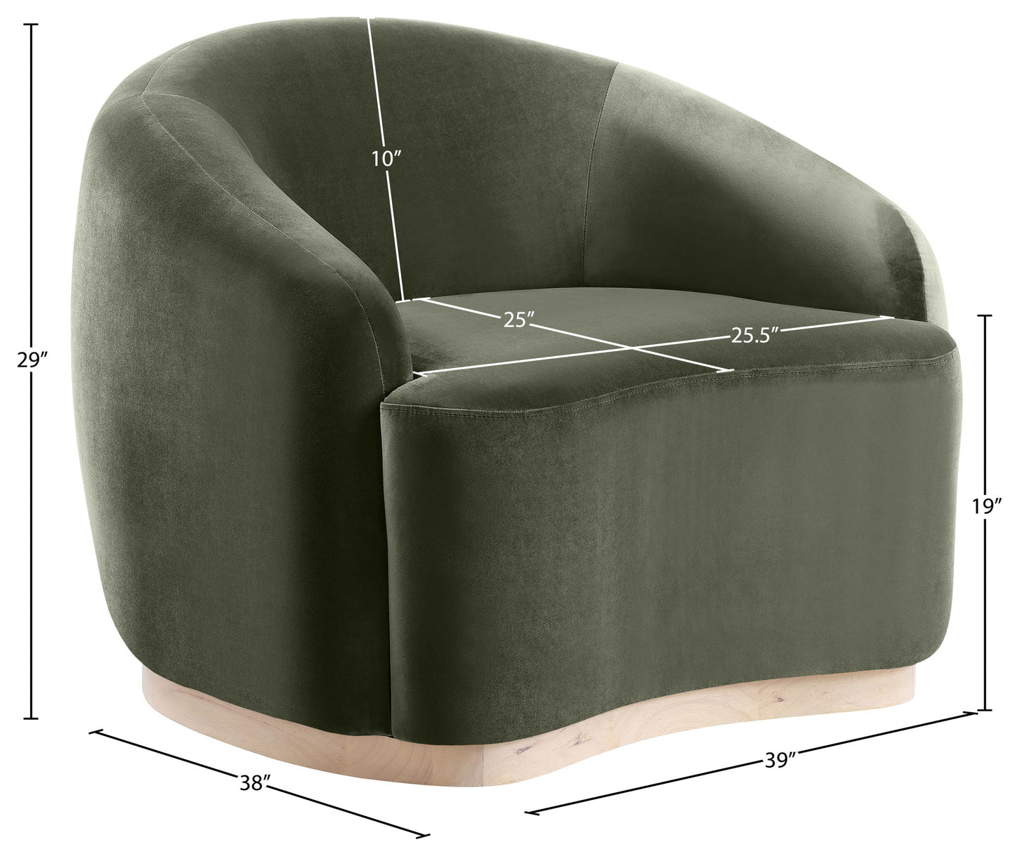 Gustavo - Velvet Upholstered Chair