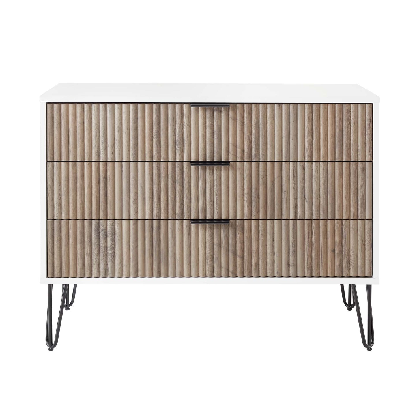Dumbo - Dresser - Rustic Gray And White