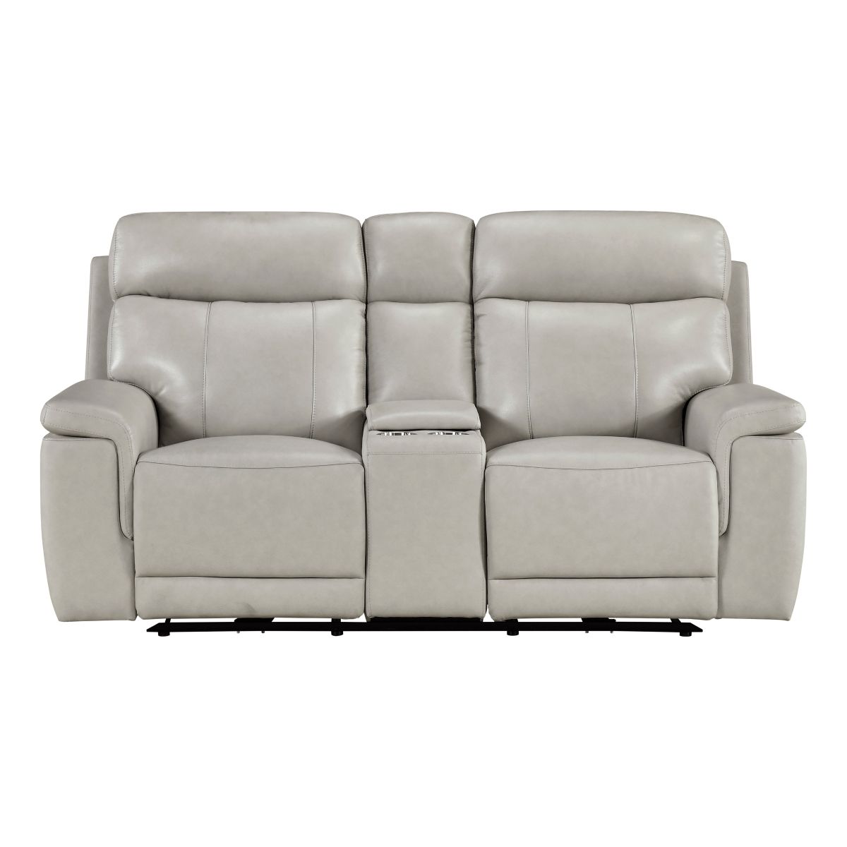 Celestia Power Double Reclining Love Seat with Power Headrest and Center Console