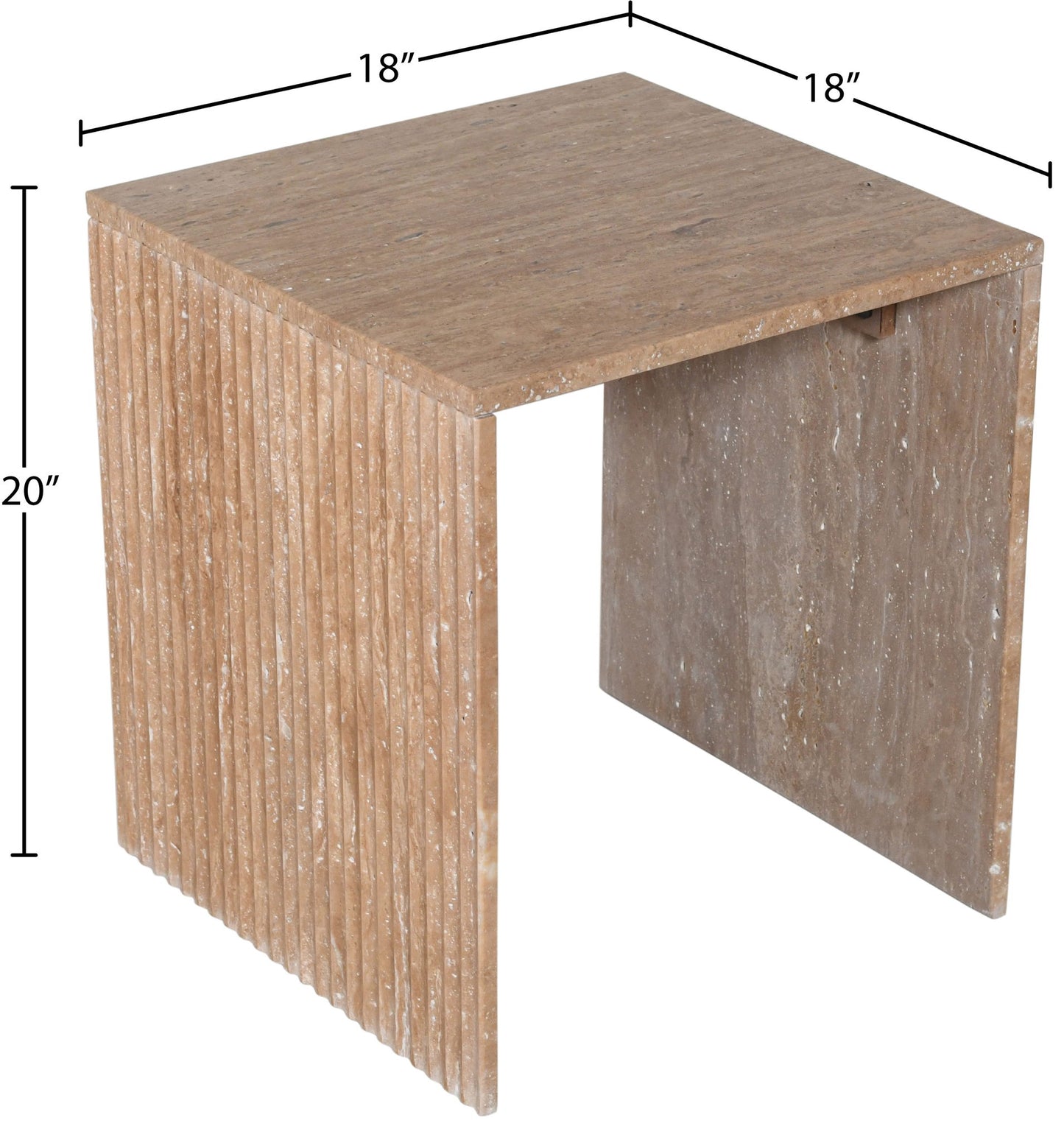 Pienza - Travertine Table