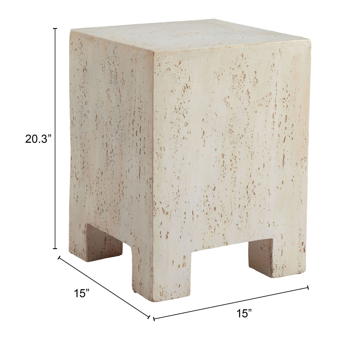 Kitara - Side Table - Beige