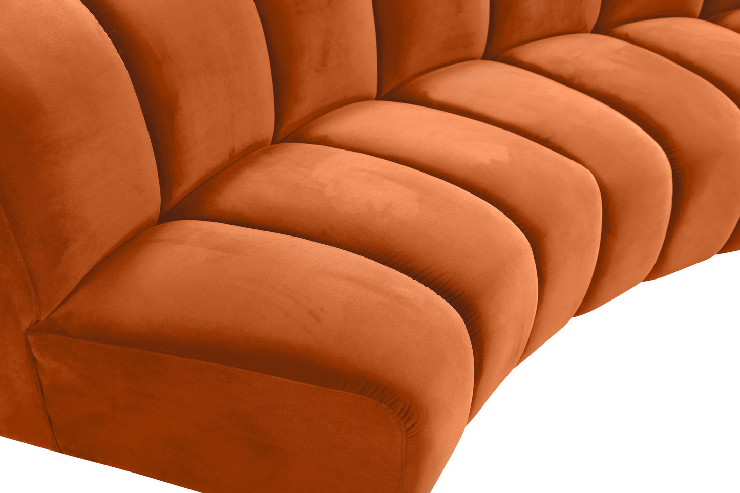 Infinity - 4 Piece Velvet Modular Sectional