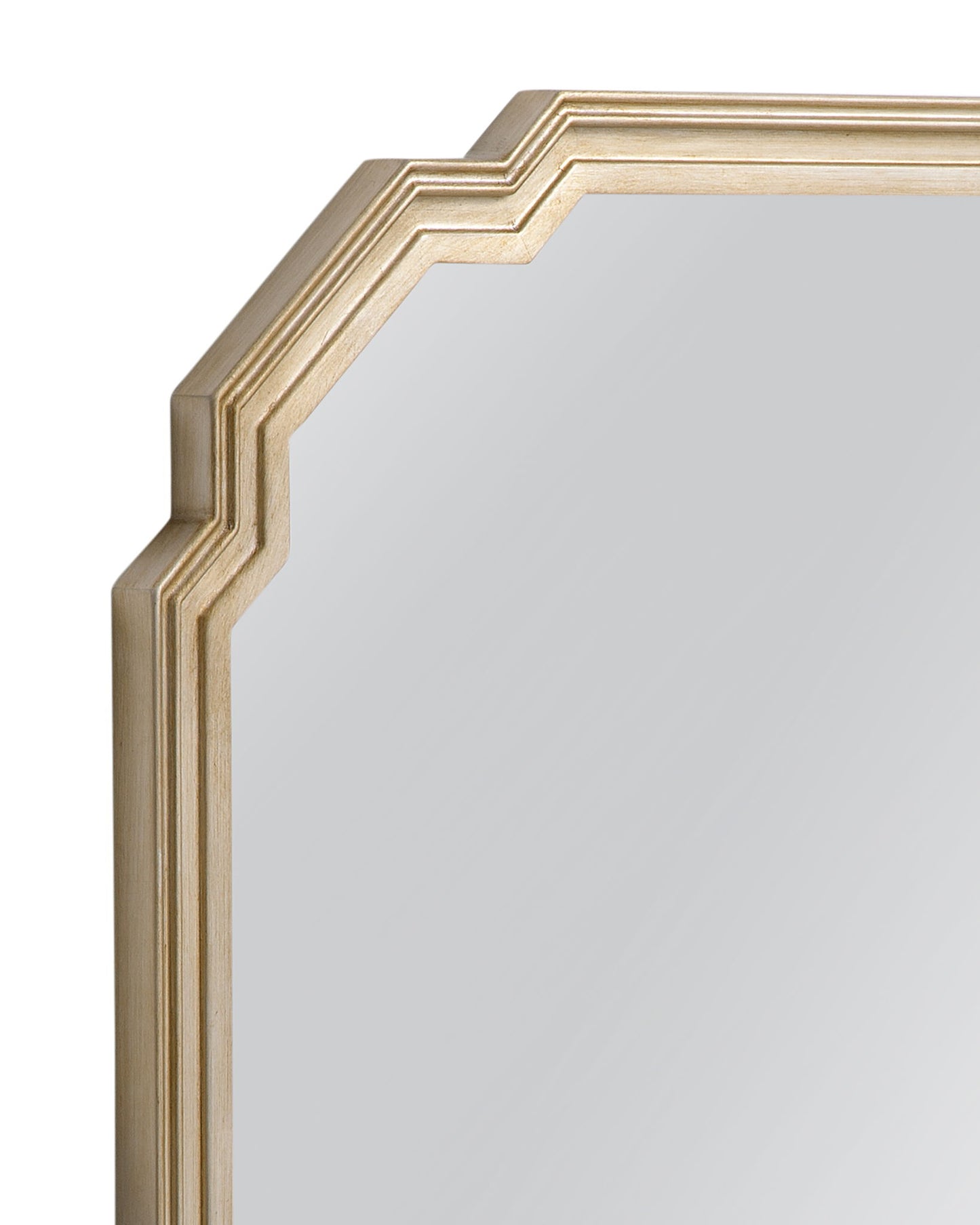 Mimosa - Wall Mirror - Ant Silver Leaf