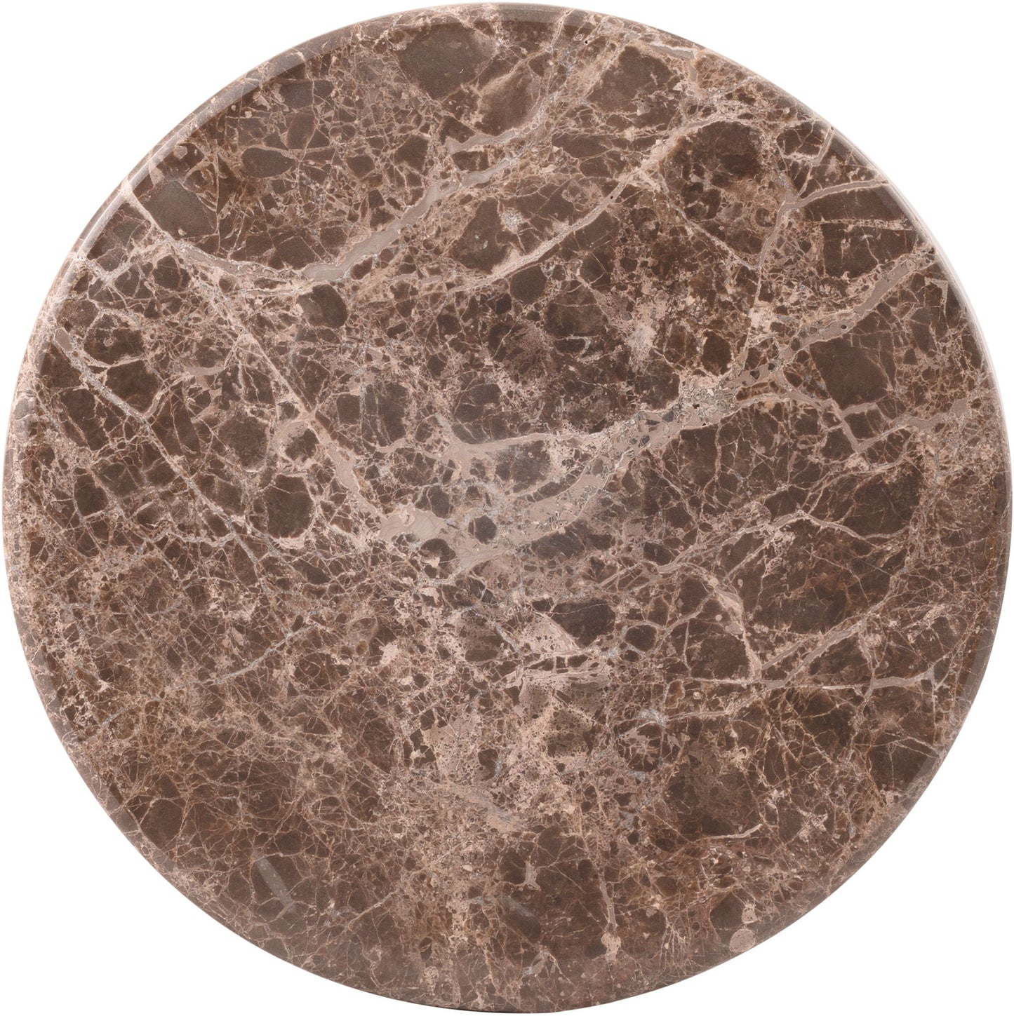 Cindra - Genuine Marble Top And Iron Base Table