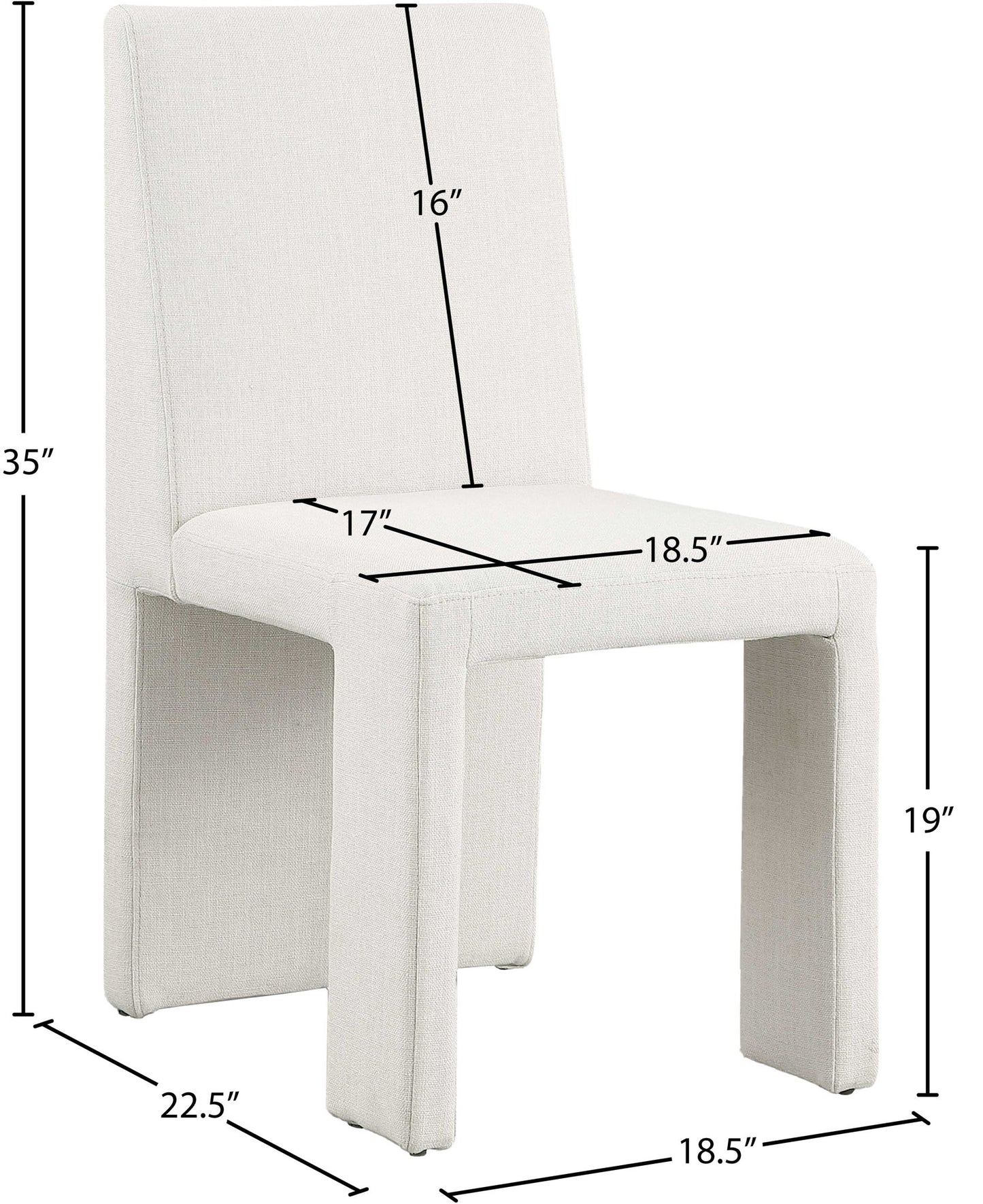 Benson - linen Dining Chair (Set of 2)